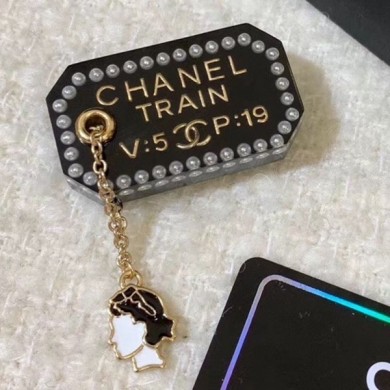 Best Chanel Tag Coco Head Brooch 2019 Collection CE01990