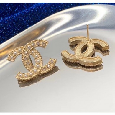 Chanel Crystal CC Earrings 45 2020 Collection CE03385