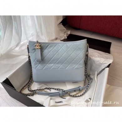 Chanel gabrielle hobo bag A93824 light blue CE01238
