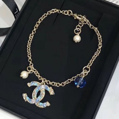 Chanel Gradual CC Bracelet Blue 2019 Collection CE03231