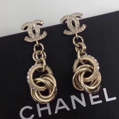 Chanel Loops Pendant Earrings Collection CE01431