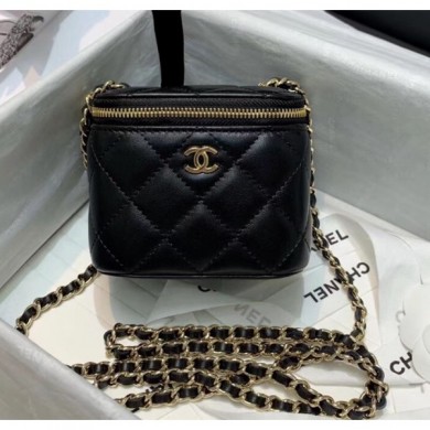 Chanel Mini Vanity with Classic Chain AP1340 Black 2020 Collection CE04029