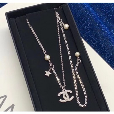 Chanel Silver Necklace 51 2020 Collection CE01942