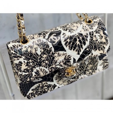 Fashion Chanel Python Classic Flap Medium Bag A1112 14 CE01925