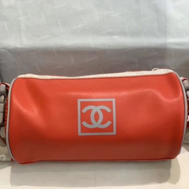 Replica Best Chanel Vintage Large Roller Shoulder Bag AS6689 Orange 2019 Collection CE00840