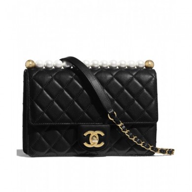 Replica Chanel Flap Bag AS0585 Black CE01914