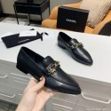 AAA Chanel Calfksin Chain Charm Loafers G36420 Black 2020 Collection CE02838