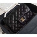 Best Chanel Original Quality Small Classic Flap Bag 1116 in Caviar Leather Black with Gold Hardware CE03967