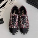 Best Chanel Pearl Fabric Sneakers Multicolor 2020 Collection CE03044