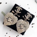 Chanel 18k Gold Heart and Arrow Earrings 2019 Collection CE03708