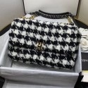 Chanel 19 Small Flap Bag AS1162 White/Black 2019 Collection CE01423