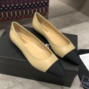 Chanel Calfskin Flat Ballerinas G35389 Beige 2019 Collection CE02297