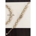 Chanel Chain and Pearl Bracelet Silver/White 2018 CE01664