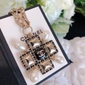 Chanel Chain Leather Square Pendant Necklace AB3044 2019 Collection CE03487