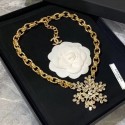 Chanel Chain Snowflake Necklace 2019 Collection CE04353