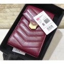 Chanel Chevron Vintage Logo Calfskin Clutch with Chain Phone Bag A81226 Burgundy 2018 CE01920