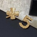 Chanel Clover 5 Asymmetric Stud Earrings 2019 Collection CE03047