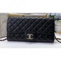 Chanel Clutch with Chain Bag 50041 Lambskin Black CE01921