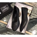 Chanel Heel 4cm Lambskin/Grosgrain Pumps G34906 Black 2019 CE02538