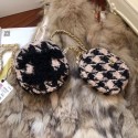 Chanel Houndstooth Tweed 19 Clutch with Chain & Coin Purse AP0986 Beige/Black 2019 Collection CE02516
