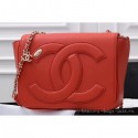 Chanel Lambskin CC Logo Flap Bag AS0321 Red 2019 CE02001