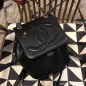 Chanel Lambskin Drawstring CC Flap Backpack Black 2019 Collection CE03169
