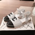 Chanel Lambskin Flat Espadrilles G36184 White 2020 Collection CE02430