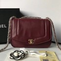 Chanel Lambskin Medium Flap Bag AS1178 Burgundy 2019 Collection CE01565