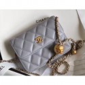 Chanel Lambskin Waist Bag AP1465 Gray 2020 CE03590