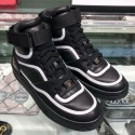 Chanel Leather High-Top Sneakers G35063 Black 2019 Collection CE02659