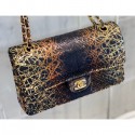 Chanel Python Classic Flap Medium Bag A1112 16 CE04111