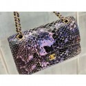Chanel Python Classic Flap Medium Bag A1112 26 CE02205
