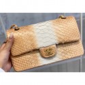 Chanel Python Classic Flap Medium Bag A1112 30 CE02165