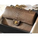 Chanel Python Classic Flap Medium Bag A1112 46 CE02651