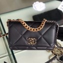 Chanel Quilted 19 Wallet on Chain WOC AP0957 Black 2019 Collection CE01443