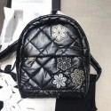 Chanel Quilted Lambskin Backpack AS1025 Black 2019 Collection CE03756