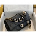 Chanel Quilted Lambskin Large Flap Bag with Resin Chain AS1354 Black 2019 Collection CE03675