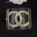 Chanel Resin Crystal CC Cuff Bracelet 02 2019 Collection CE03501