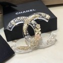 Chanel Resin Cutout Metal CC Large Brooch 2019 Collection CE01356