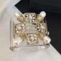 Chanel Resin Square Pearl Cuff Bracelet 2019 Collection CE04182