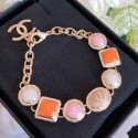 Chanel Resin Stone Bracelet AB2981 Pink/Orange 2019 Collection CE02580