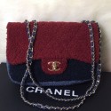 Chanel Shearling Sheepskin Small Flap Bag A57736 Burgundy 2019 Collection CE03092