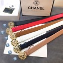Chanel Smooth Calfskin Belt 30mm with Crystal Bloom Buckle 2019 Collection CE01928