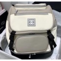 Chanel Vintage Sports Backpack Bag Black/White/Gray 2020 CE04299