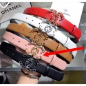 Chanel Width 3cm Smooth Leather Belt with Chain CC Buckle Pink/Gold 2020 Collection CE04105
