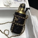 Cheap Chanel Chain and Quilted Lambskin Bottle Shaped Clutch with Chain Black 2020 Collection CE01868