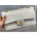 Copy 1:1 Chanel Python Classic Flap Medium Bag A1112 32 CE03191