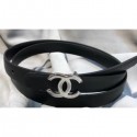 Copy Chanel CC Belt 15mm Width Black 2018 CE01162