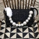 Copy Chanel Tweed Pearls Flap Bag AS0594 2019 Collection CE04204