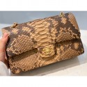Fake 1:1 Chanel Python Classic Flap Medium Bag A1112 65 CE01139